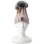 Wooline dámská zimní čepice s bambulí Rose – Zboží Mobilmania