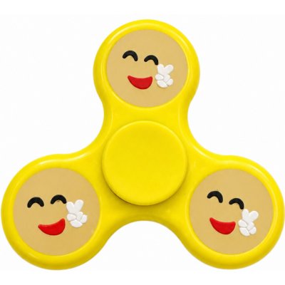 Antistresový Fidget Spinner Emoji žlutý – Hledejceny.cz