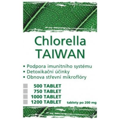 Naturgreen Bio Chlorella pyrenoidosa 1000 tablet – Zboží Mobilmania