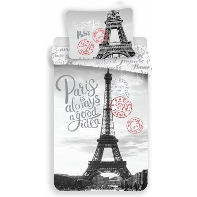 Jerry Fabrics bavlna povlečení Eiffelova věž Paříž Good Idea 140x200 70x90  od 499 Kč - Heureka.cz