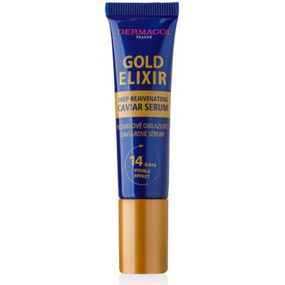 Dermacol Gold Elixir hloubkově obnovující sérum s kaviárem 12 ml – Zboží Mobilmania