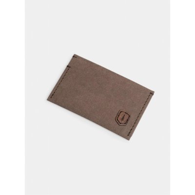 BeWooden Hnědý vizitkovník z pratelného papíru Brunn Washpaper Card Holder – Zboží Živě