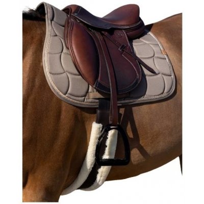EQUITHEME podsedlová dečka Shiny light brown – Zboží Mobilmania