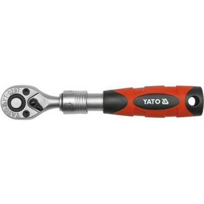 Ráčna 1/4" - 72T - teleskopická rukojeť 150-200mm CrV YATO – Sleviste.cz