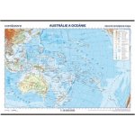 Austrálie a Oceánie - školní nástěnná zeměpisná mapa 1:13 mil./136x96 cm - Kartografie Praha – Hledejceny.cz