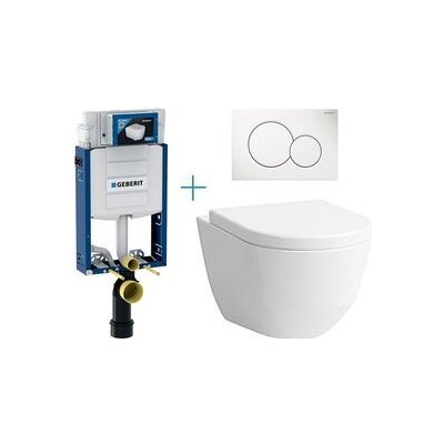 Geberit Kombifix Eco tlačítko Sigma01 bílá WC Laufen Pro + sedátko 110.302.00.5 BY1 – Hledejceny.cz