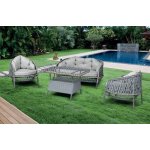 Hanah Home Garden Lounge Set Lerra (1+1+3+Sehpa) Grey – Zbozi.Blesk.cz