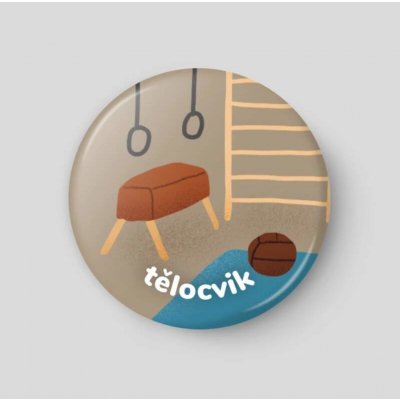 Nalepshop Tělocvik Plánovací magnetka 32 mm – Zboží Dáma