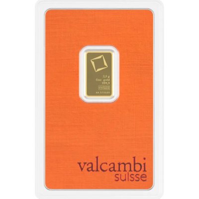 Valcambi zlatý slitek 2,5 g – Hledejceny.cz