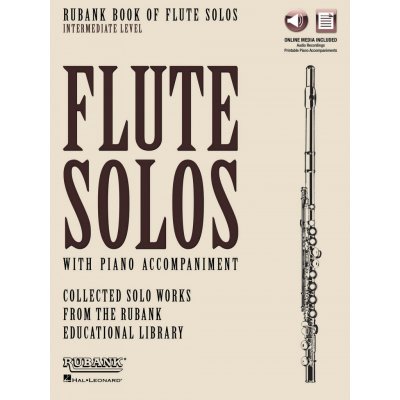 Flute Solos with Piano Accompaniment Intermediate Level + Audio Online / příčná flétna + klavír online