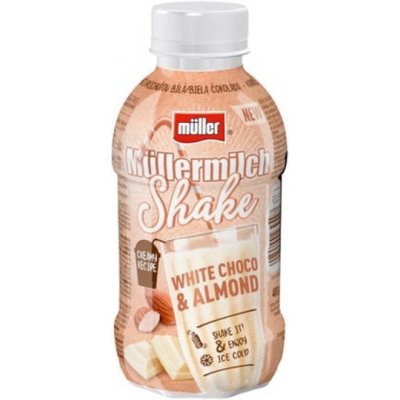 Müllermilch Shake White Choco & Almond 400ml – Zboží Dáma