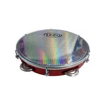 Izzo 3439VM Pandeiro 10" ABS Metal Vermelho – Hledejceny.cz