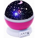 Projektor noční oblohy Deluxe růžová – Zboží Dáma