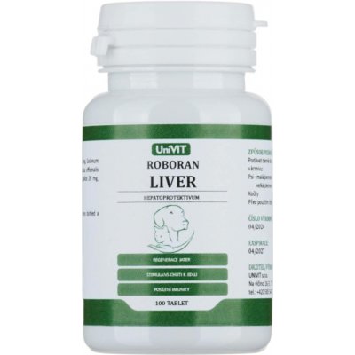 Univit Roboran Liver pro psy a kočky 100 tbl – Zboží Mobilmania