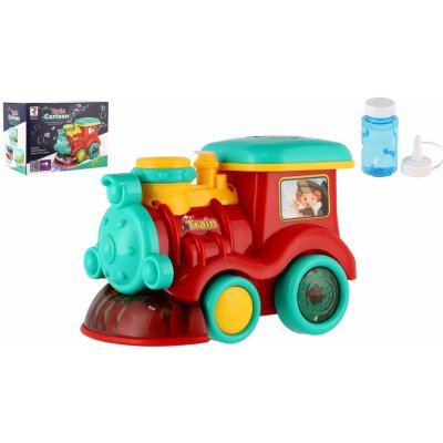 Lokomotiva Vláček s bublifukem 18cm se zvukem a světlem – Zboží Dáma