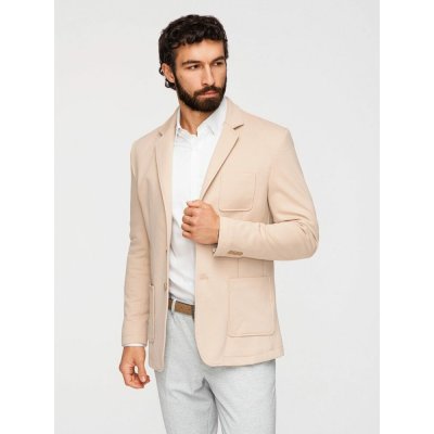 Béžové sportovní slim fit sako V5 M165 – Hledejceny.cz