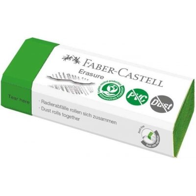 Faber-Castell Pryž PVC-Free/Dust-Free Green 187250 – Zboží Mobilmania