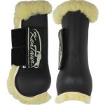 Kentaur Přední chrániče Profi Jump s beránkem hnědé – Sleviste.cz