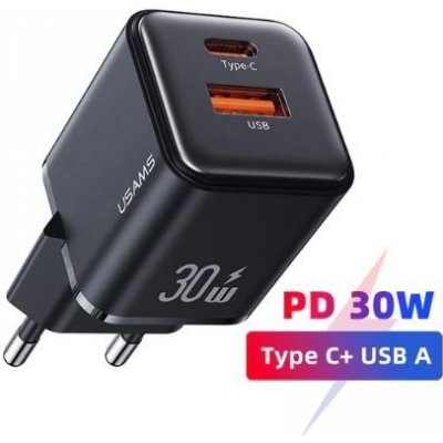 USAMS Nabíjecí adaptér 30W – Zboží Živě