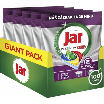 Jar Platinum Plus Miracle G kapsle do myčky 5 x 20 ks – Zboží Dáma