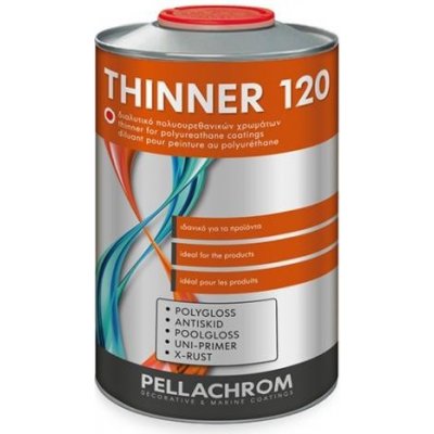 PELLACHROM THINNER 120 - ředidlo do polyuretanových barev 750 ml – HobbyKompas.cz