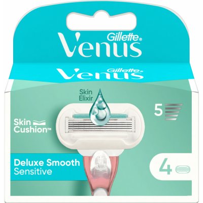 Gillette Venus Deluxe Smooth Sensitive 4 ks – Zbozi.Blesk.cz