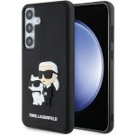 KARL LAGERFELD 3D Rubber Karl&Choupette Samsung Galaxy S24 Plus černé – Sleviste.cz