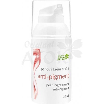 Atok Perlový krém anti-pigment noční 30 ml – Zboží Mobilmania