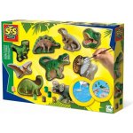 SES CREATIVE Odlévání a malování ze sádry set s formičkami dinosauři – Hledejceny.cz