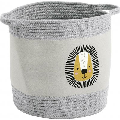 Zeller Present Textilní úložný koš s motivem Lvíčka s madly LION R14289 – Sleviste.cz