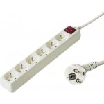 Premiumcord prodlužovací kabel pp6k-10 10m 6 zásuvek vypínač bílý – HobbyKompas.cz