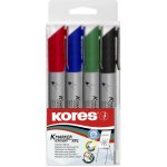 Kores Popisovač Kores K-Marker Flipchart - sada 4 ks / kulatý hrot – Hledejceny.cz