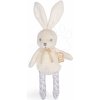 Hračka pro nejmenší Kaloo plyšová panenka zajíček Doll Rattle Mini Perle krémový 17 cm měkký materiál s jemným chrastítkem