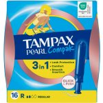 Tampax Pearl Compak Super tampony s aplikátorem 16 ks – Sleviste.cz