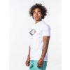 Pánské Tričko Rip Curl QUOTED S/S TEE Optical White