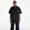 Pánská Košile Heliot Emil S/S Nylon shirt W. Carabiner black