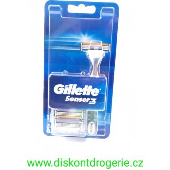 Gillette Sensor3 + 6 ks hlavic