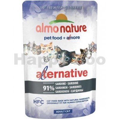 Almo Nature Alternative Sardinky 55 g – Zbozi.Blesk.cz