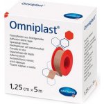 Omniplast textilní náplast cívka 1,25 cm x 5 m 1 ks – Zboží Mobilmania