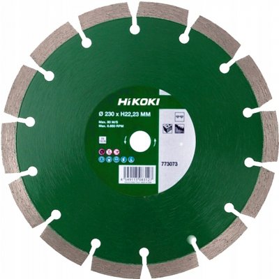 Hikoki Diamantový kotouč na betonu a cihly 230 x 22,2 mm 773073 – Zboží Dáma