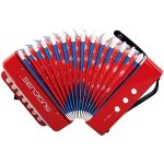 Musicube Akordeon 14tonový červený – Sleviste.cz