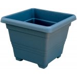 Plastia Bergamot Samozavlažovací Květináč 35x35 cm antracit – Zboží Dáma