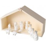 Boltze Home Minimalistický betlém v bílém NALUA 10 figurek – Zboží Dáma