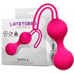 LateToBed Fitty 2 Dumbell Kegel Balls Fuchsia 52g – Zboží Dáma