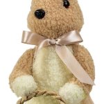 Zajíc z flísu s košíčkem 32x23 cm – Hledejceny.cz