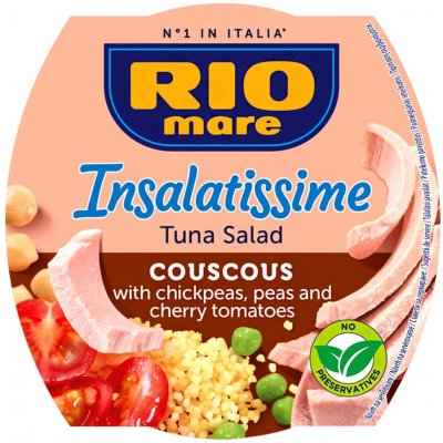 Rio Mare Insalatissime Cous Cous salát tuňákový hotové jídlo 160 g – Zboží Dáma