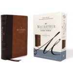 Nasb, MacArthur Study Bible, 2nd Edition, Leathersoft, Brown, Comfort Print: Unleashing Gods Truth One Verse at a Time MacArthur John F.Imitation Leather – Zboží Mobilmania