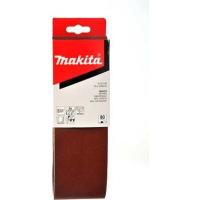 Makita P-37188 brusné pásy 76x533mm K60 5ks 9903 – Hledejceny.cz