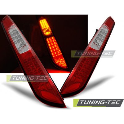 Zadní světla Ford Focus II 05-08 hatchback - krystal/červené LED – Hledejceny.cz