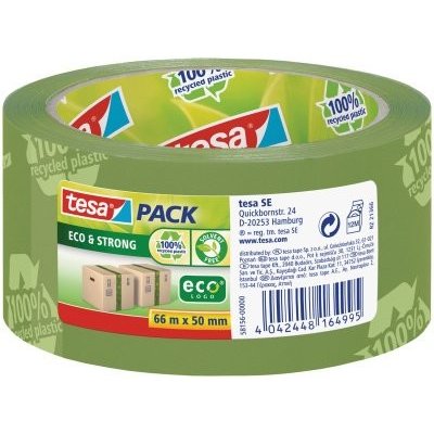 Tesa Pack EcoLogo samolepicí páska zelená 50 mm x 66 m